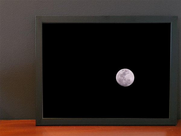 A Lua a nos observar  - Quadro decorativo fotográfico fine art. - Image 6