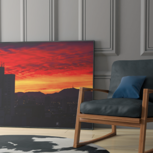 Quadro "Barra funda ao entardecer" - Quadro decorativo fotográfico Fine Art.